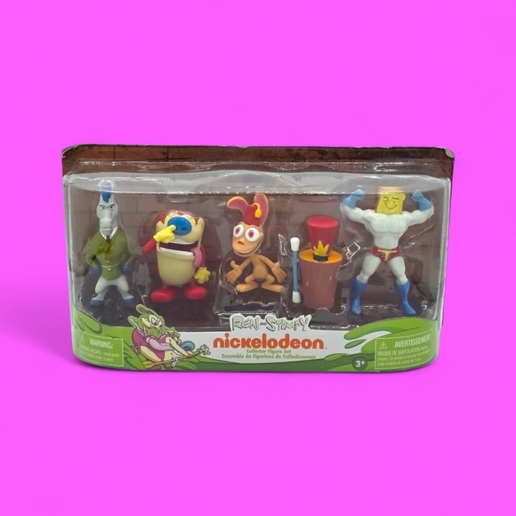 Nickelodeon Other - Nickelodeon Ren & Stimpy Collector Toy Figure Set